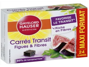 Carrés Transit Figue & Fibre Gayelord Hauser - Bien-être Intestinal, Neuf