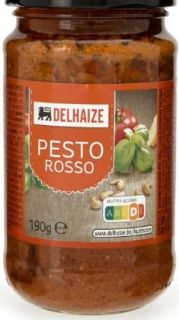 Rappel : Pesto Rosso de la marque Delhaize