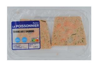 Rappel : Terrine aux 2 saumons de la marque Auchan Le Poissonnier