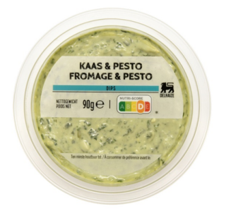 Avertissement allergène : Fromage & Pesto Dip de la marque Delhaize 