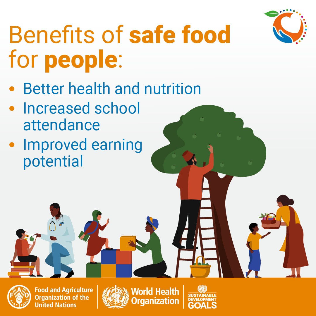 Benefits of safe food for people