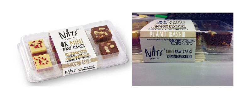 Avertissement : Mini Raw Cakes de la marque NATS RAWLINE - Sécurité ...